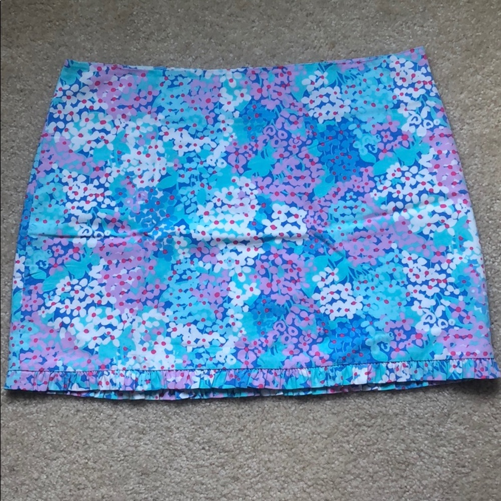 NWOT Lilly Pulitzer Skirt with Ruffle Hem